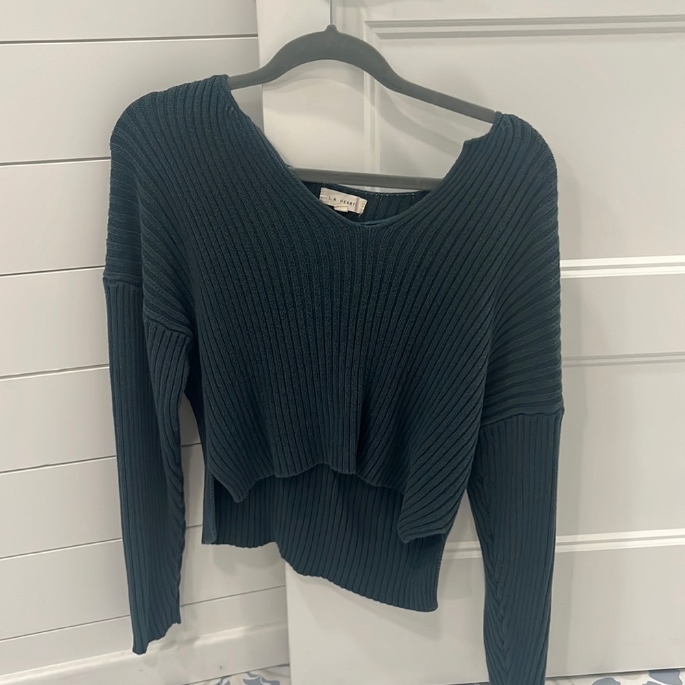 Turquoise PacSun LA Hearts sweater. Size small.